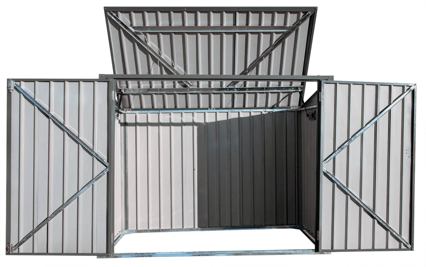 Storboss™ Horizontal Shed, 6' Width x 3' Depth - Sheds For Space