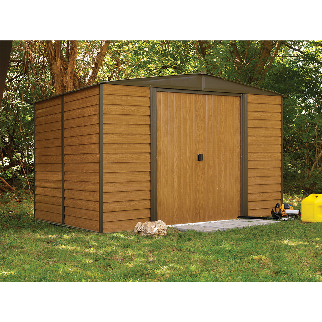 Woodridge Steel Storage Shed 10' Width x 8' Depth - Sheds For Space