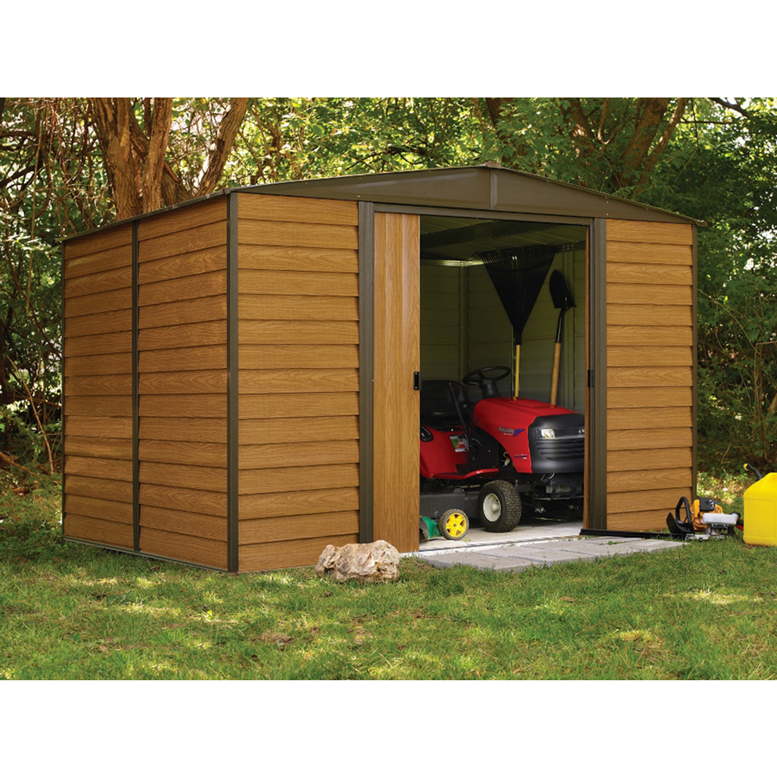 Woodridge Steel Storage Shed 10' Width x 8' Depth - Sheds For Space