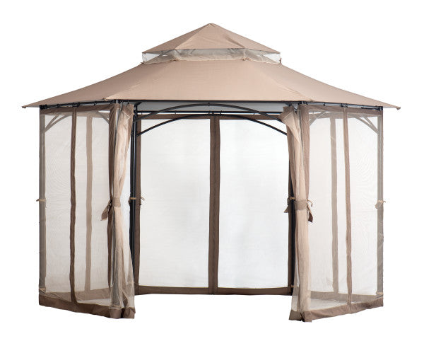 "Magnolia" Gazebo, 11 ft. x 11 ft. Bronze - Sheds For Space