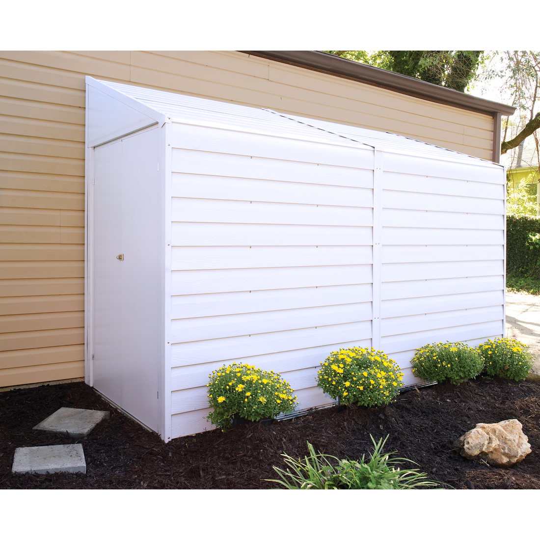 Steel Storage "Yardsaver" Shed, 4 ft. x 10 ft. - Sheds For Space